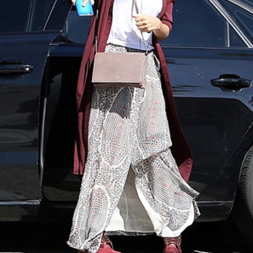 Étoile Silk Floral Wrap Skirt